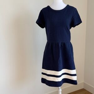 Vineyard Vines Navy and White Striped Dress